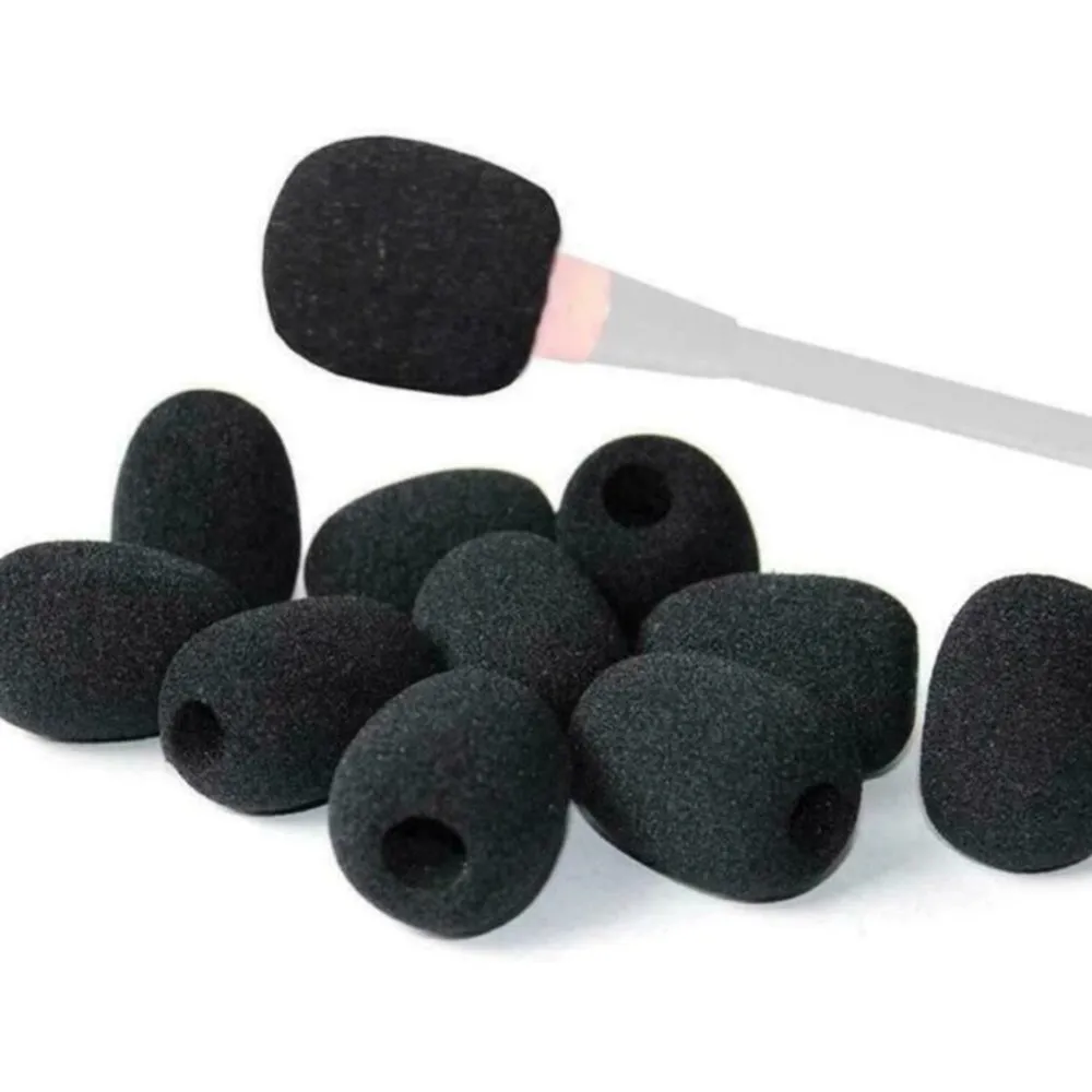 10Pcs Microphone Windscreen Sponge Cover For Gaming Headset Mic Black Ordinary Headset Wheat Cover 28x23x8mm Noise-proof
10Pcs Microphone Windscreen Sponge Cover For Gaming Headset Mic Black Ordinary Headset Wheat Cover 28x23x8mm Noise-proof