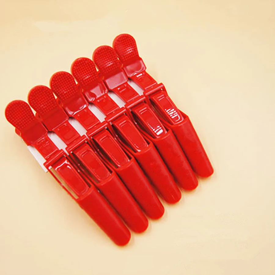 Red 6pcs Plastic Hair Clip Hairdressing Clamps Claw Hair Section Clips Grip Cutting Barbers For Salon Hair Styling Accessories
Red 6pcs Plastic Hair Clip Hairdressing Clamps Claw Hair Section Clips Grip Cutting Barbers For Salon Hair Styling Accessories