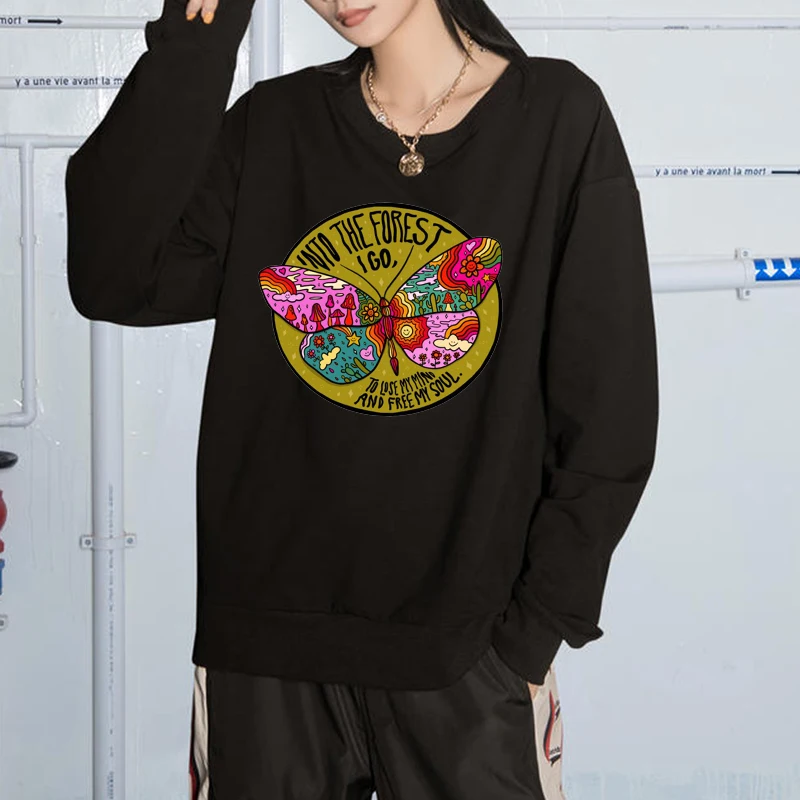 Hip Hop Hoodie Sweatshirt for Ladies Butterfly Print Harajuku Hoodie Streetwear Vintage Clothes Winter Cotton Hooded Pullover
Hip Hop Hoodie Sweatshirt for Ladies Butterfly Print Harajuku Hoodie Streetwear Vintage Clothes Winter Cotton Hooded Pullover