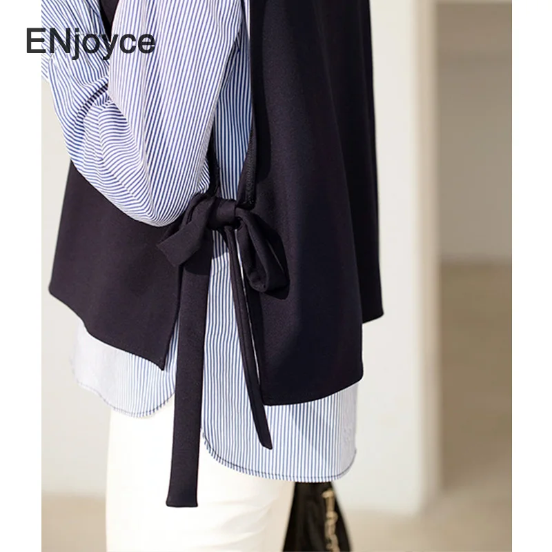 2021 New Spring Women Striped Blouse Stitching Round Neck Top Loose Shirt Long Sleeve Korean Style Shirts Fashion Clothing
2021 New Spring Women Striped Blouse Stitching Round Neck Top Loose Shirt Long Sleeve Korean Style Shirts Fashion Clothing