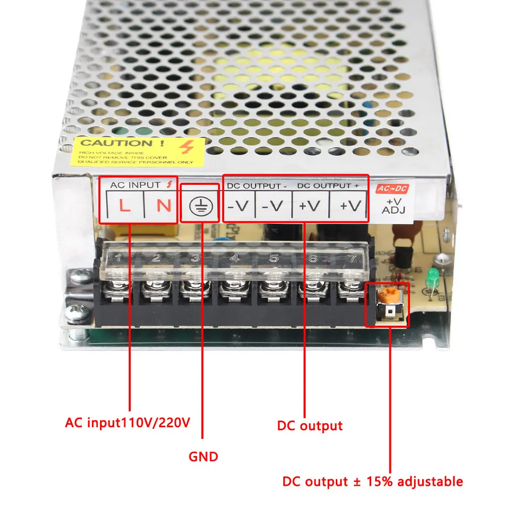 Трансформатор освещения 220V 24V источник питания 12V Светодиодный драйвер 12 v