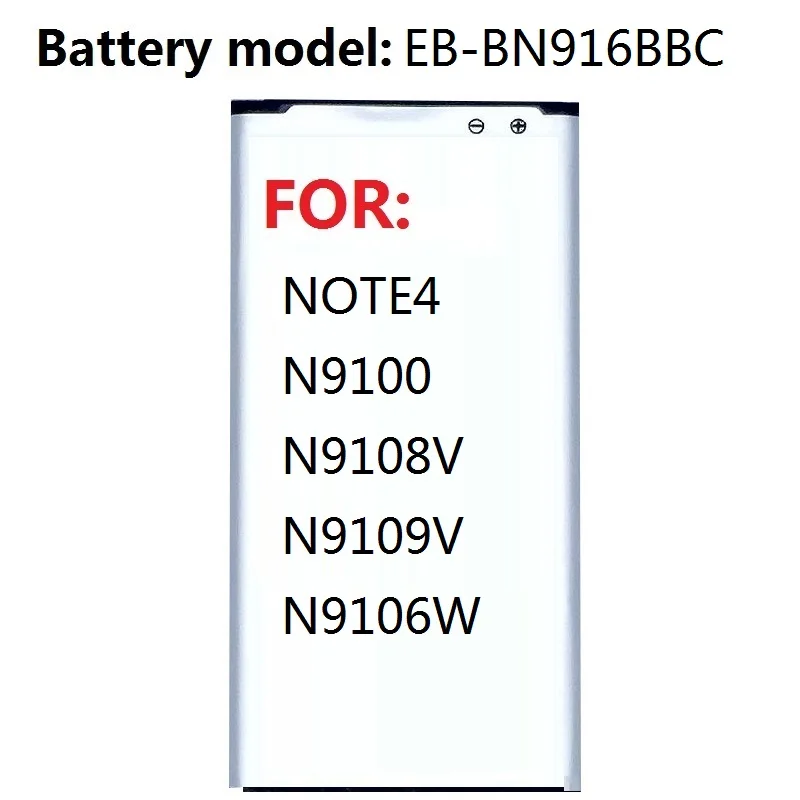 Запасная аккумуляторная батарея для Samsung GALAXY NOTE4 N9100 N9108V N9109V N9106W NOTE 4 с NFC 3000