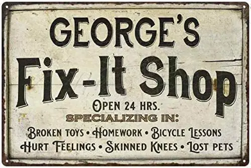 JUCHen George's Fix It Shop Metal Aluminum Sign Wall Decor Man Cave Bar US United States Rustic
JUCHen George's Fix It Shop Metal Aluminum Sign Wall Decor Man Cave Bar US United States Rustic