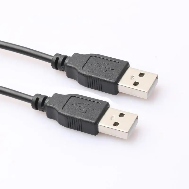 Двойной USB компьютера Удлинительный кабель 0 5 м 1 2 Тип Папа папа A входящий Штекер