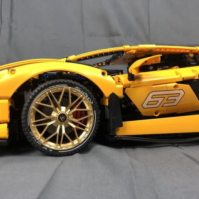 Конструктор Lamborghinis 3738 шт. совместим с автомобилем родстер гоночная модель для