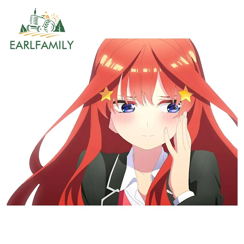 Виниловая наклейка EARLFAMILY для окон и автофургонов, 13 см х 9,7 см, с защитой от царапин, ituki Nakano милые стикеры на автомобиль
Виниловая наклейка EARLFAMILY для окон и автофургонов, 13 см х 9,7 см, с защитой от царапин, ituki Nakano милые стикеры на автомобиль