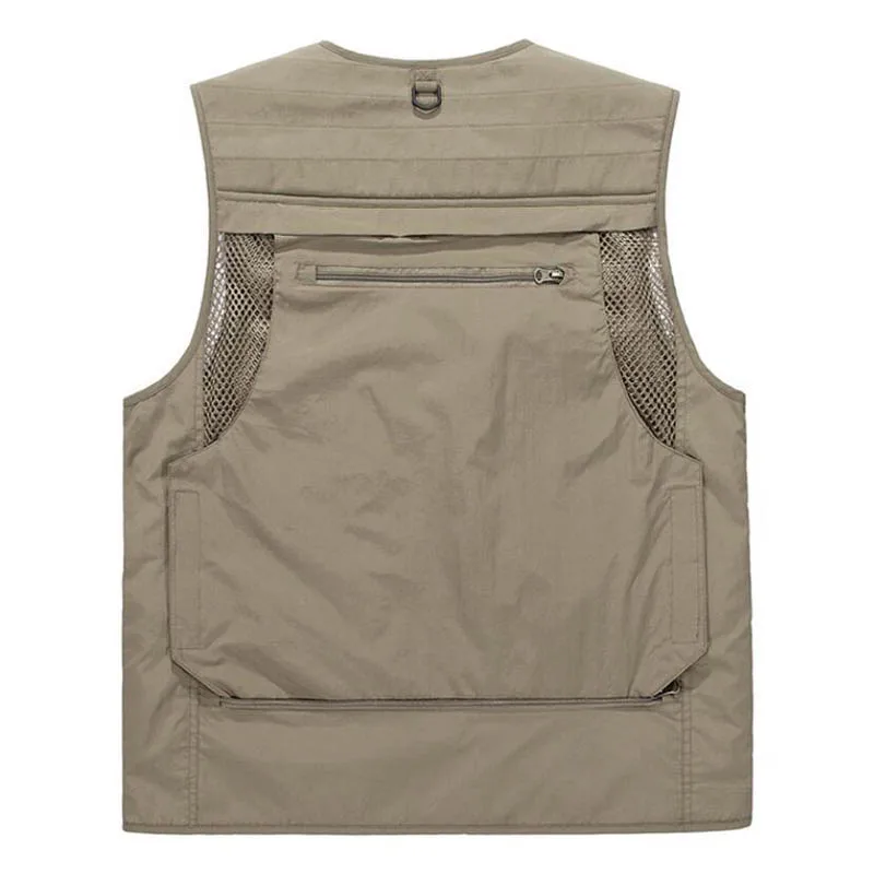 Brand Summer Vest Men outdoor jacket Casual Light Thin Mesh Multi-pockets Vest Male Loose Chaleco Hombre Men Vest Mens Waistcoat 
Brand Summer Vest Men outdoor jacket Casual Light Thin Mesh Multi-pockets Vest Male Loose Chaleco Hombre Men Vest Mens Waistcoat