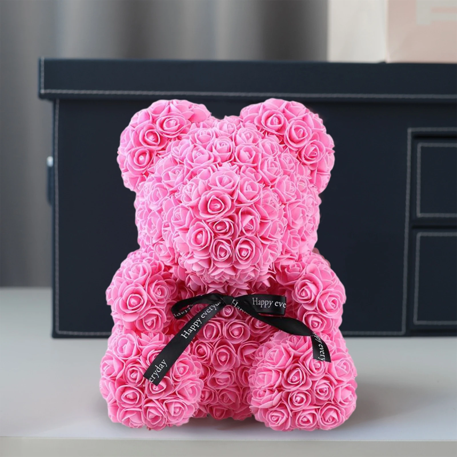 Home Decoration Creative Simulation Immortal Flower Bear Plastic Handmade For Valentine's Day 28 X 17cm Rose Petals Gift Boxes
Home Decoration Creative Simulation Immortal Flower Bear Plastic Handmade For Valentine's Day 28 X 17cm Rose Petals Gift Boxes