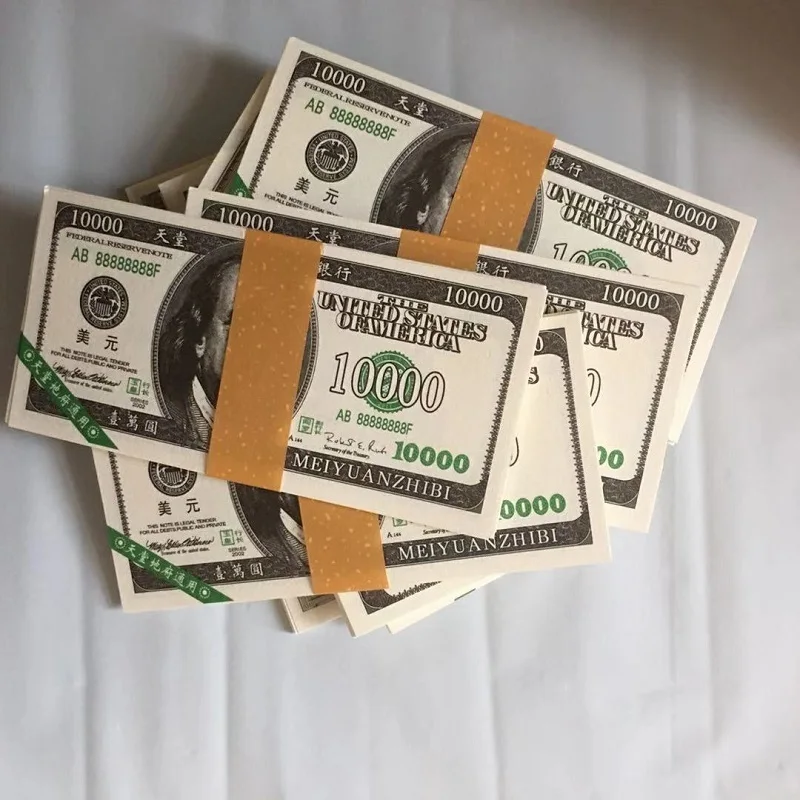 

150pcs/set Ancestor Money Heaven Hell Bank Notes Dollar USD Joss Paper Ghost Money Paper Money Honoring Ancestors 15x7.5cm
