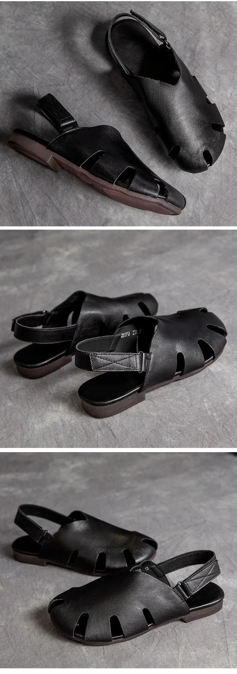 2021 spring and summer new leather round toe solid color buckle low cut flat heel retro backspace ladies casual sandals
2021 spring and summer new leather round toe solid color buckle low cut flat heel retro backspace ladies casual sandals