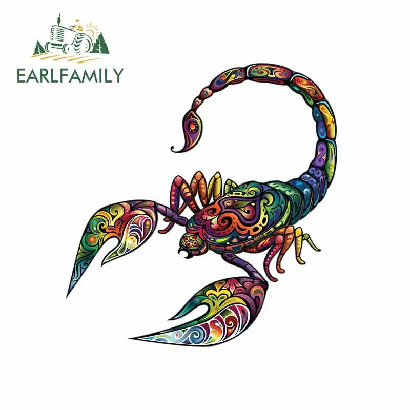 EARLFAMILY 13cm x 12.4cm for Patterned Scorpion Cartoon Car Stickers Vinyl JDM Bumper Trunk Truck Graphics Waterproof Anime RV
EARLFAMILY 13cm x 12.4cm for Patterned Scorpion Cartoon Car Stickers Vinyl JDM Bumper Trunk Truck Graphics Waterproof Anime RV