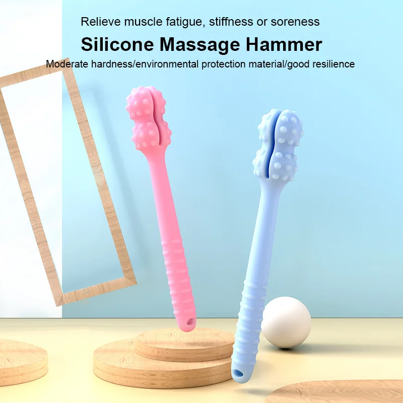 Profession All Silica Gel Massager Hand-held Knock Massage Hammer For Back Legs Shoulder Massage Blood Circulation Relax Health
Profession All Silica Gel Massager Hand-held Knock Massage Hammer For Back Legs Shoulder Massage Blood Circulation Relax Health