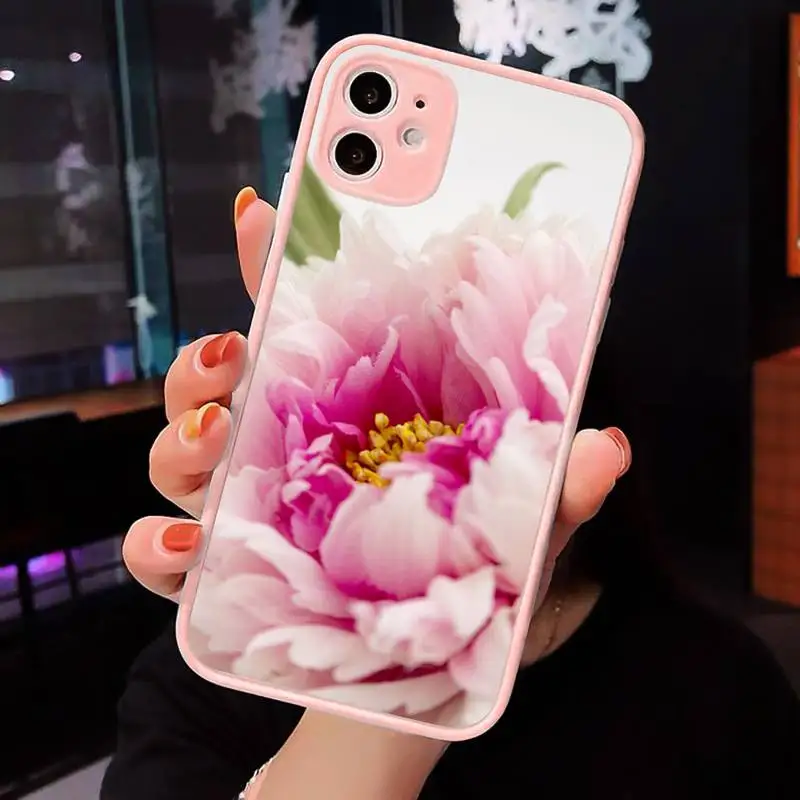 Colorful Flower Rose Peony Phone Case For iPhone 12 11 Mini Pro XR XS Max 7 8 Plus X Matte transparent Pink Back Cover
Colorful Flower Rose Peony Phone Case For iPhone 12 11 Mini Pro XR XS Max 7 8 Plus X Matte transparent Pink Back Cover