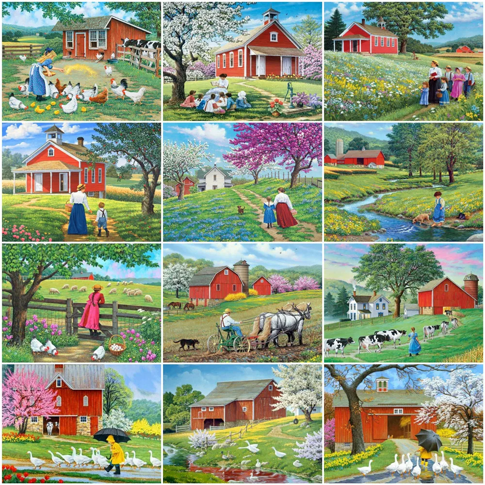 AZQSD Paint By Numbers House Acrylic Frame Unique Gift Painting By Number On Canvas Landscape Handmade Wall Art
AZQSD Paint By Numbers House Acrylic Frame Unique Gift Painting By Number On Canvas Landscape Handmade Wall Art