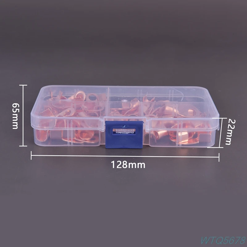 70pcs Copper Circular Wire Naked Battery Cable Connector lugs Terminals
70pcs Copper Circular Wire Naked Battery Cable Connector lugs Terminals