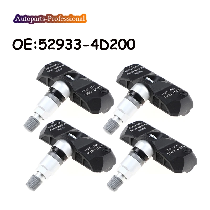 4 шт./лот 52933-4D200 529334D200 для 07-08 Hyundai Veracrus SANTA FE 315 МГц TPMS система контроля давления в