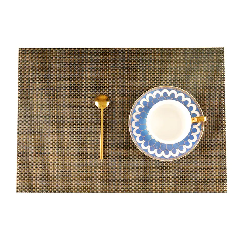 2pcs 4pcs 6pcs 8pcs PVC Europe Style 4*4 weave Placemat Waterproof Decoration place Mat Heat-resistant Tablemat Dishes Coaster Tableware Mat For Table
2pcs 4pcs 6pcs 8pcs PVC Europe Style 4*4 weave Placemat Waterproof Decoration place Mat Heat-resistant Tablemat Dishes Coaster Tableware Mat For Table