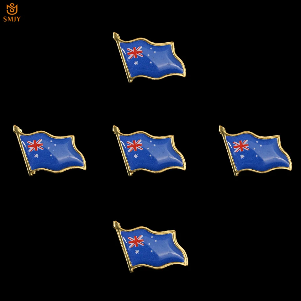 5Pcs Australian Flag Brooch Pin Enamel Icons Meta Lapel Pin On Hat/Shirt Jewellry Patriotic Badge Pin Gift
5Pcs Australian Flag Brooch Pin Enamel Icons Meta Lapel Pin On Hat/Shirt Jewellry Patriotic Badge Pin Gift