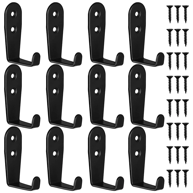 Wall Hooks 12 Pcs,Coat Hooks Garage Hook Wall Mounted Hat Hangger Hooks Robe Hook Single Coat Hanger Heavy Duty
Wall Hooks 12 Pcs,Coat Hooks Garage Hook Wall Mounted Hat Hangger Hooks Robe Hook Single Coat Hanger Heavy Duty
