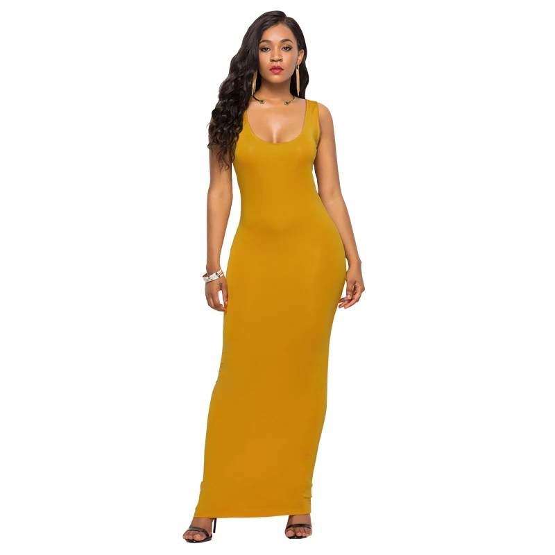 Pure Color Sexy Women's Vests Long Skirt Fashion Dress Multi-size Multi-color Personality Contracted Buttock Skirt
Pure Color Sexy Women's Vests Long Skirt Fashion Dress Multi-size Multi-color Personality Contracted Buttock Skirt