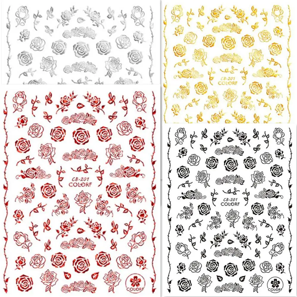 Newest Red Black Gold 3D Self Adhesive Decal Stamping DIY Decoration Tools Nail Stickers CB-201
Newest Red Black Gold 3D Self Adhesive Decal Stamping DIY Decoration Tools Nail Stickers CB-201