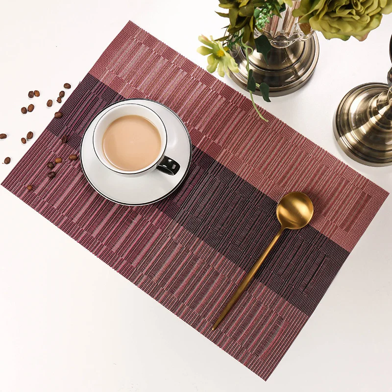 PVC Simple Style Oil Water Resistant Non-slip Kitchen Placemat Coaster Insulation Pad Dish Coffee Cup Table Mat Home Decor 51089
PVC Simple Style Oil Water Resistant Non-slip Kitchen Placemat Coaster Insulation Pad Dish Coffee Cup Table Mat Home Decor 51089