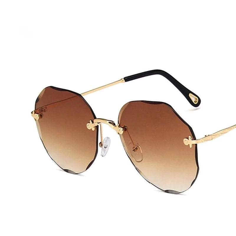 Fashion Frameless Trim Round Sunglasses 2021 New Personality Trend Gradient Color Sun Glasses Oversized Rimless Sunglasses
Fashion Frameless Trim Round Sunglasses 2021 New Personality Trend Gradient Color Sun Glasses Oversized Rimless Sunglasses