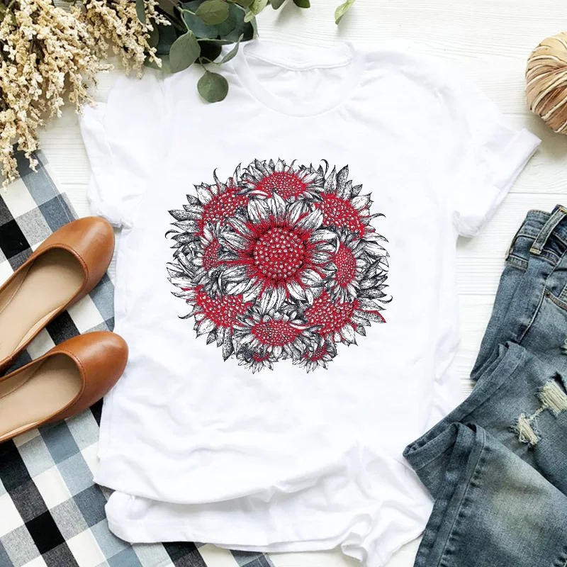 Women Lady Short Sleeve Girl Print Clothing Floral 90s Style Ladies T Tee Tshirt Womens Female Top Shirt Clothes Graphic T-shirt
Women Lady Short Sleeve Girl Print Clothing Floral 90s Style Ladies T Tee Tshirt Womens Female Top Shirt Clothes Graphic T-shirt