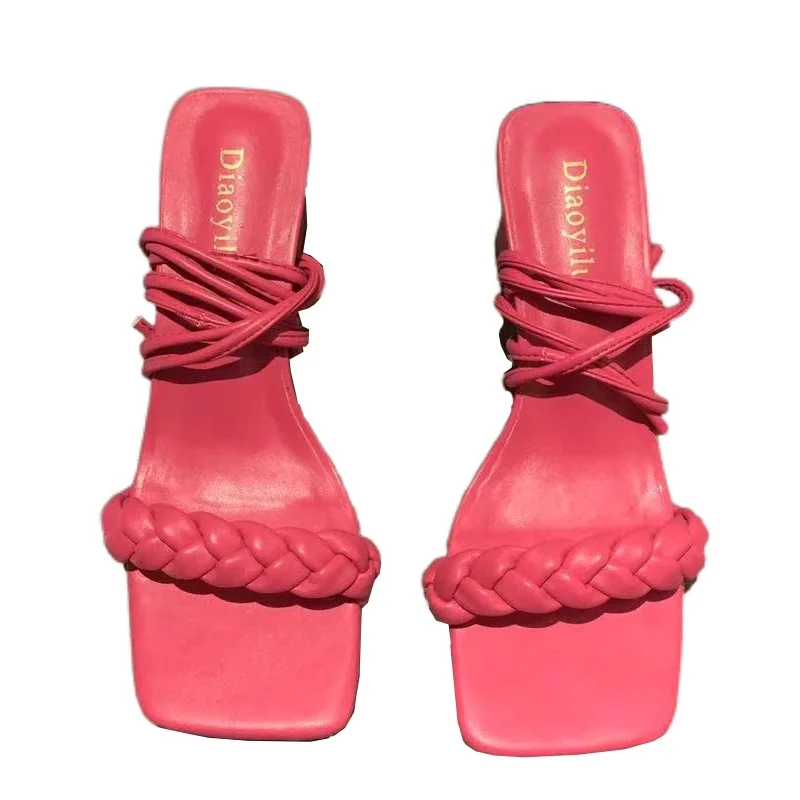 2021 summer new thick-heeled high-heeled sandals open-toed fairy style Roman cross lace-up women's shoes
2021 summer new thick-heeled high-heeled sandals open-toed fairy style Roman cross lace-up women's shoes