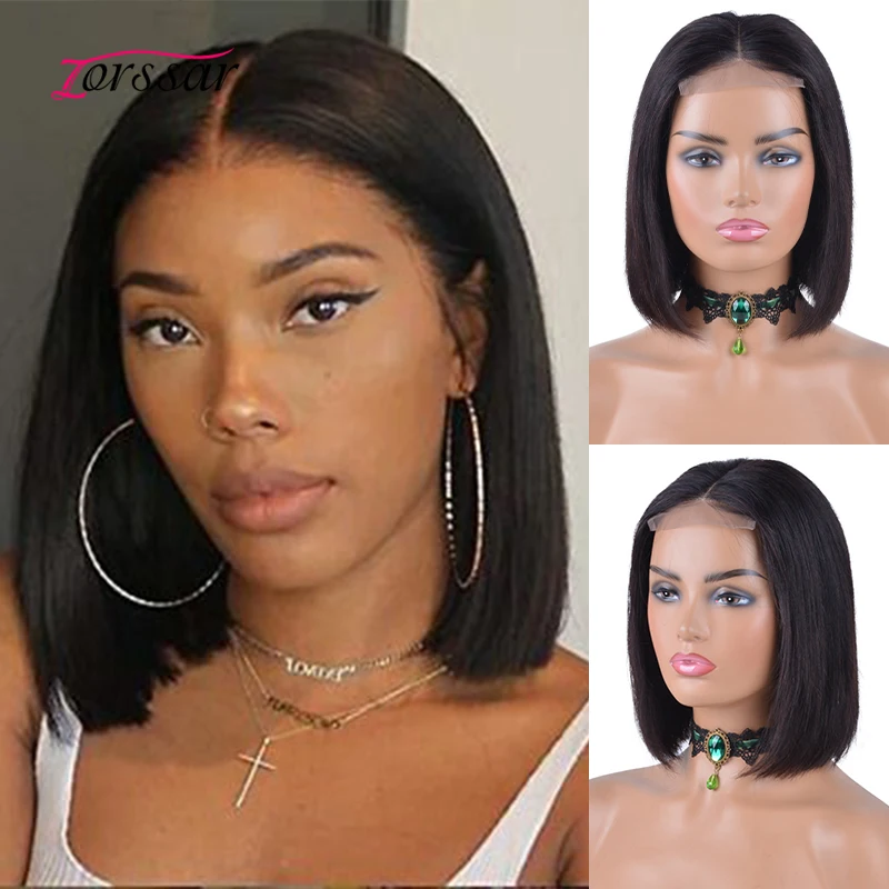 4x4 Lace Closure Bob Wigs Straight Human Hair Bob Wigs For Women Human Hair 180%Pre Plucked With Baby Hair Density Natural Color
4x4 Lace Closure Bob Wigs Straight Human Hair Bob Wigs For Women Human Hair 180%Pre Plucked With Baby Hair Density Natural Color