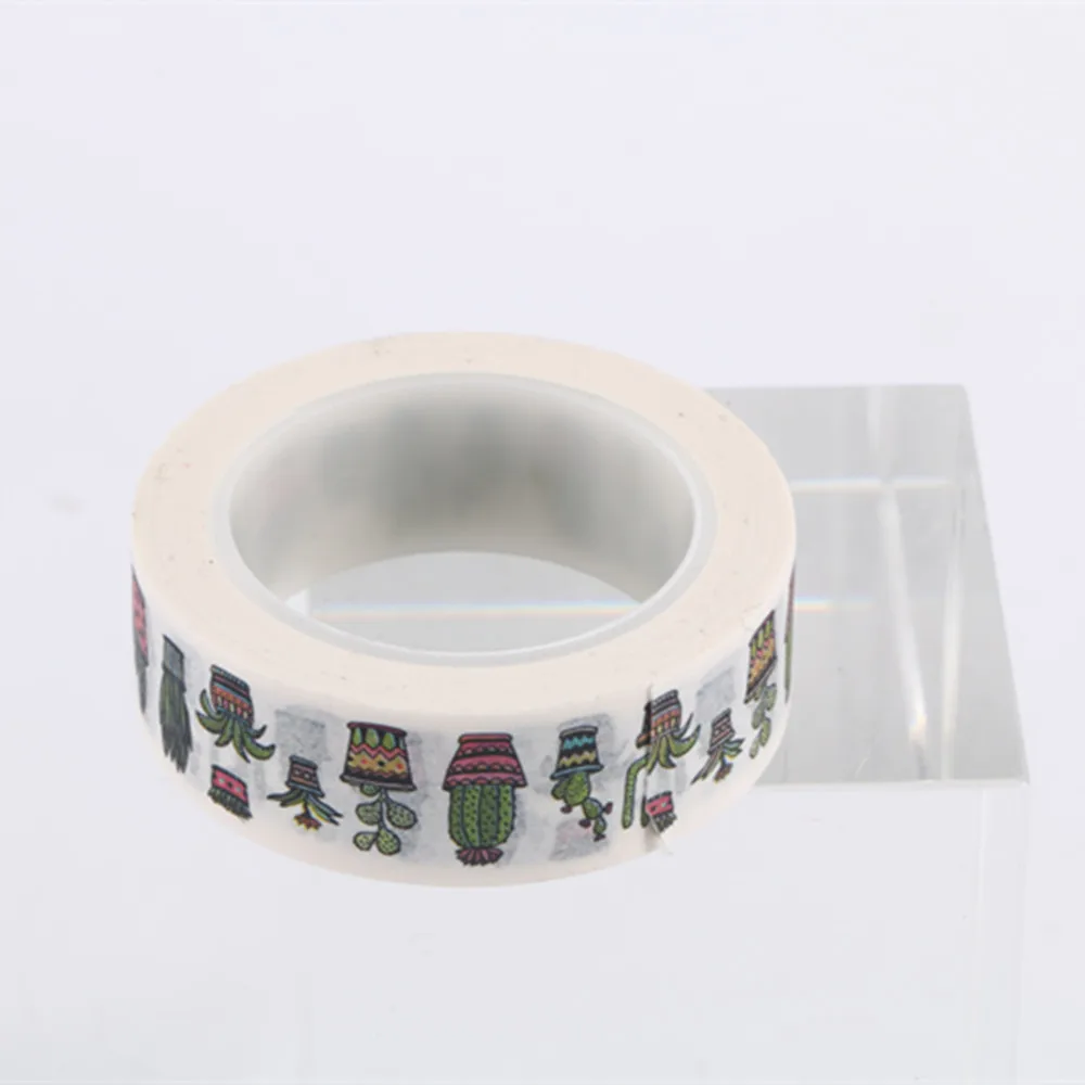 DIY Cute Cactus Tape Decorative Adhesive Tape Masking For Home Decoration Scrapbooking Diary Stationery
DIY Cute Cactus Tape Decorative Adhesive Tape Masking For Home Decoration Scrapbooking Diary Stationery