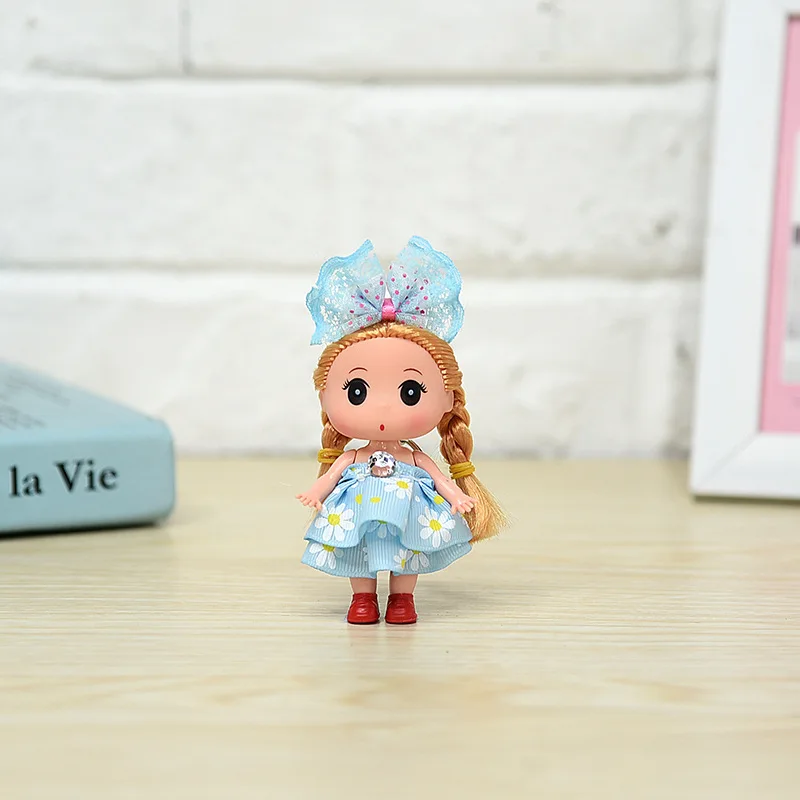 1 шт. Милая юбка с цветочным рисунком кукла перепутанным Маленькая подвеска для