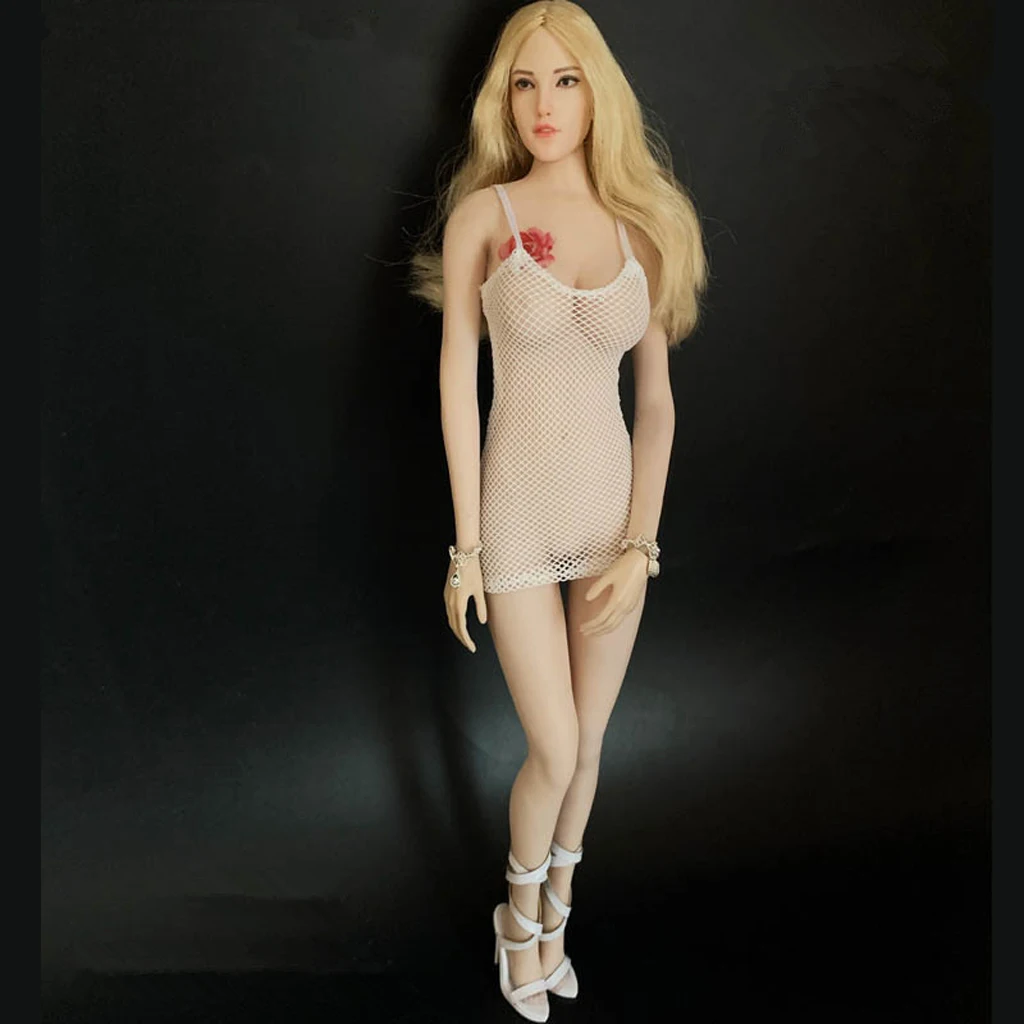 1/6 Mesh Strap Dress for 12" Kumik Enterbay TTL Body Dress up Clothing DIY