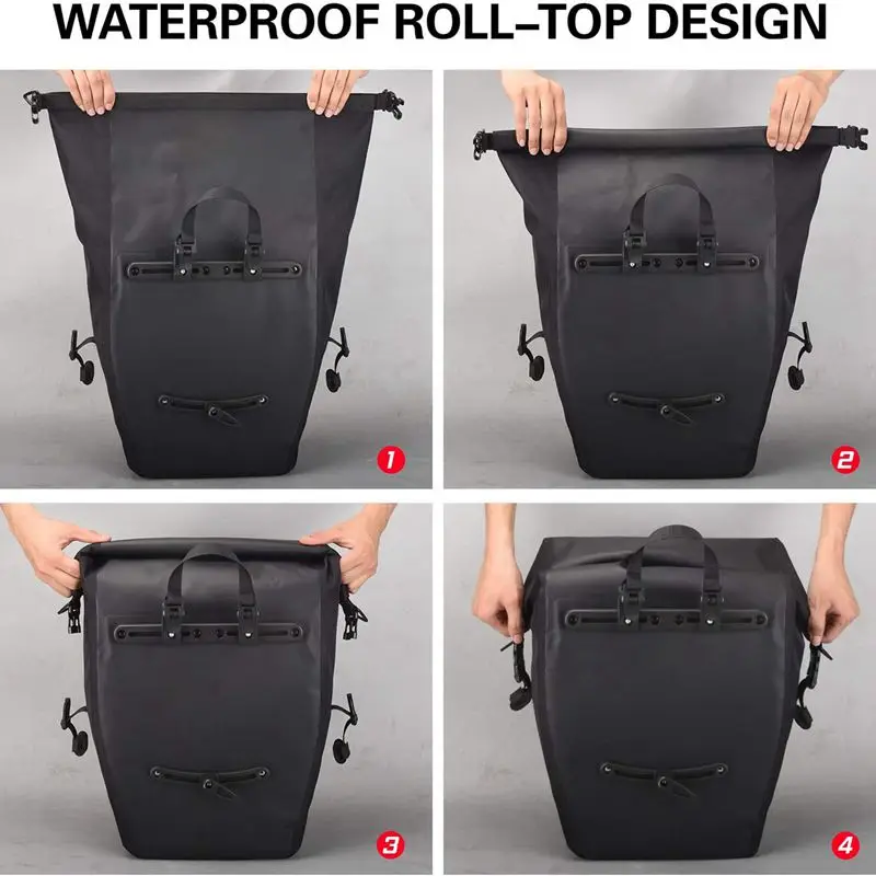 Sahoo Bike Rear Bag Waterproof Bicycle Pannier Rack Bag Double Bike Carrier Trunk Bag with Reflective 20L
Sahoo Bike Rear Bag Waterproof Bicycle Pannier Rack Bag Double Bike Carrier Trunk Bag with Reflective 20L