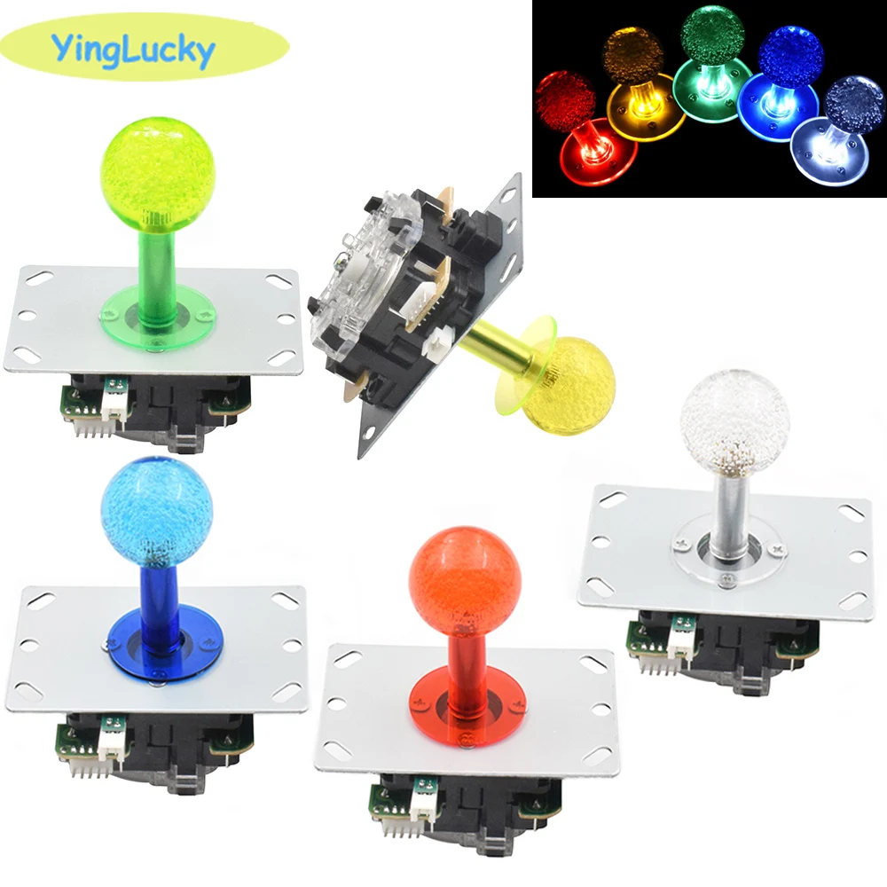 LED arcade joystick 5v luminous colorful led joystick Arcade stick joysticks for arcade doll machine Pandora box
LED arcade joystick 5v luminous colorful led joystick Arcade stick joysticks for arcade doll machine Pandora box