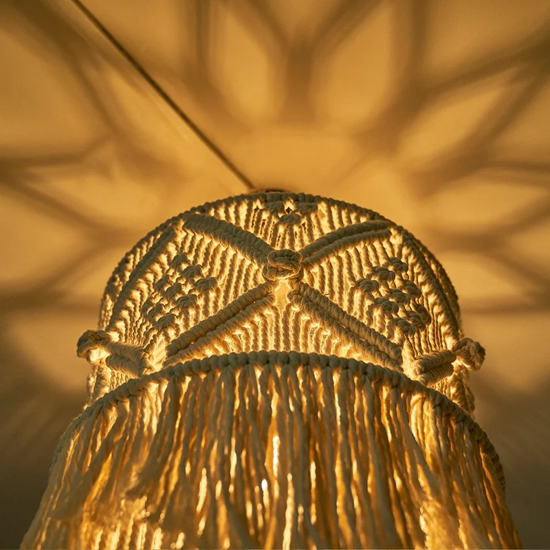 Handmade Wall Tapestry Lampshade Bohemia Macrame Boho Decor Handcraft Tassel Tapestry Background Headboard Wall Hanging
Handmade Wall Tapestry Lampshade Bohemia Macrame Boho Decor Handcraft Tassel Tapestry Background Headboard Wall Hanging