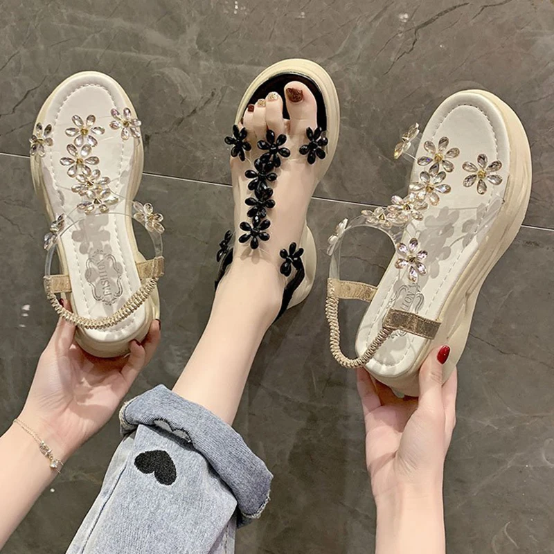 2021 Summer Luxury Sandals Beach Shoes Clogs Wedge Clear Heels Suit Female Beige Med Fashion Platform Black New Girls Comfort
2021 Summer Luxury Sandals Beach Shoes Clogs Wedge Clear Heels Suit Female Beige Med Fashion Platform Black New Girls Comfort
