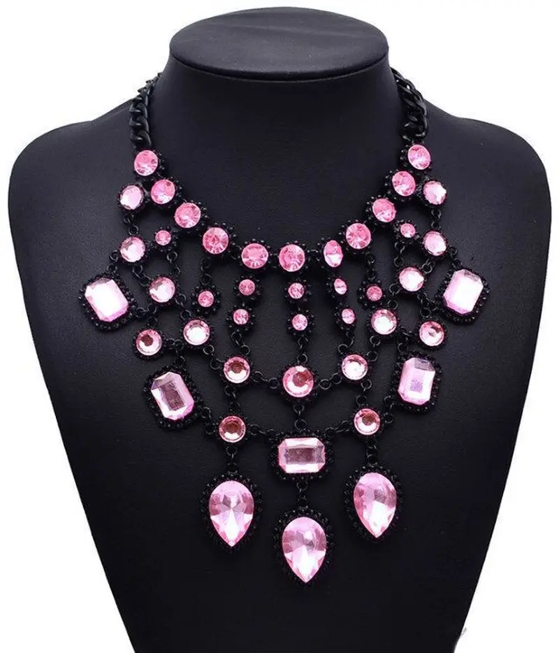 New Waterdrop Statement Crystal Pendant Necklace Fashion Design Jewelry Necklaces for Women Wholesale Jewelry
New Waterdrop Statement Crystal Pendant Necklace Fashion Design Jewelry Necklaces for Women Wholesale Jewelry