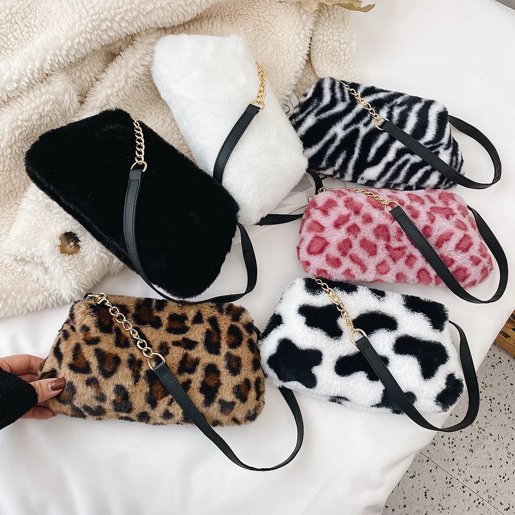 Fashion Plush Top-handle Handbags Women Animal Pattern Shoulder Bags Small Ladies Clutch Daily Bags femmes sacs bandoulire
Fashion Plush Top-handle Handbags Women Animal Pattern Shoulder Bags Small Ladies Clutch Daily Bags femmes sacs bandoulire