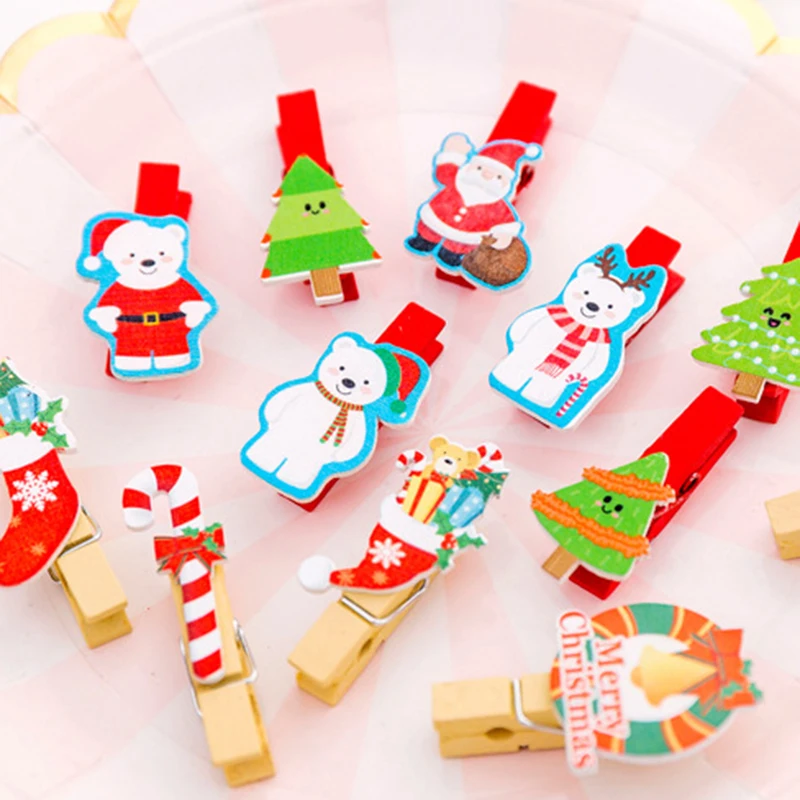 DIY Craft Decorative Clips Mini Cartoon Photos Clip Paper Clip Santa Claus Memo Christmas Wooden Clip Creative Paper Peg Pin
DIY Craft Decorative Clips Mini Cartoon Photos Clip Paper Clip Santa Claus Memo Christmas Wooden Clip Creative Paper Peg Pin