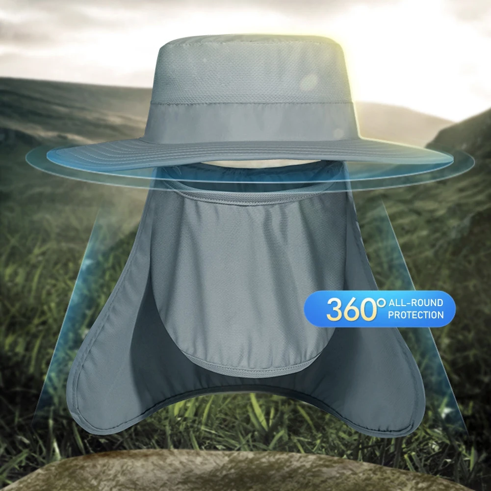 Men's Fishing Cap Neck Face Omnibearing Full Coverage Sun Hats Sun Protection Wide Big Brim Outdoor Hiking Caps
Men's Fishing Cap Neck Face Omnibearing Full Coverage Sun Hats Sun Protection Wide Big Brim Outdoor Hiking Caps