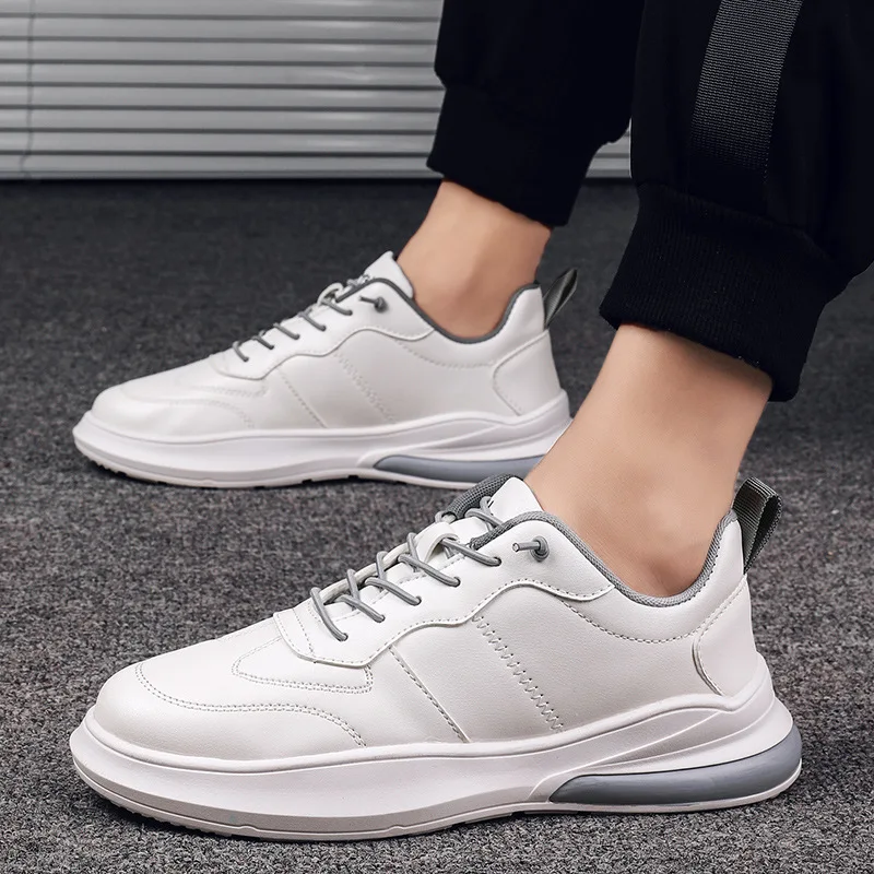 Brand New Men PU Leather Casual Shoes for Man Spring Autumn Stree Style Leisure Sport Shoes 3 Colors Sneakers 
Brand New Men PU Leather Casual Shoes for Man Spring Autumn Stree Style Leisure Sport Shoes 3 Colors Sneakers