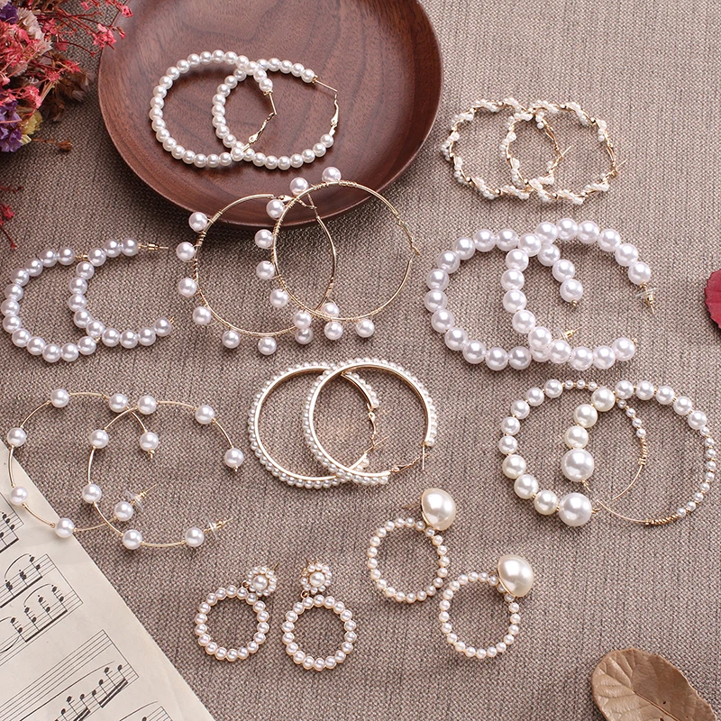 Trend Simulation Pearl Long Earrings Female White Round Pearl Wedding Pendant Earrings Fashion Korean Jewelry Earrings
Trend Simulation Pearl Long Earrings Female White Round Pearl Wedding Pendant Earrings Fashion Korean Jewelry Earrings