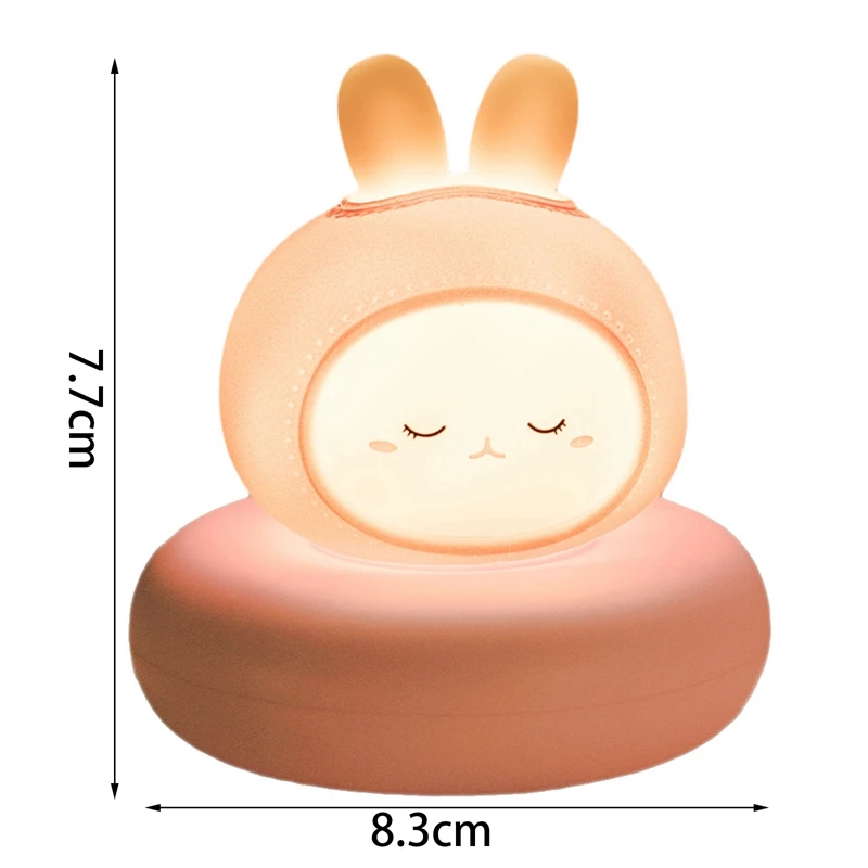 Cute Bedroom Animal Light Colorful Child Holiday Gift Sleepping Desktop Decor Lamp LED Night Lamp Touch Sensor Animal Silicone
Cute Bedroom Animal Light Colorful Child Holiday Gift Sleepping Desktop Decor Lamp LED Night Lamp Touch Sensor Animal Silicone