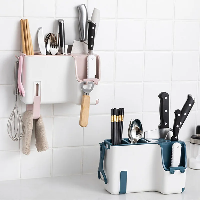 Wall-Mounted Chopstick Holder Creative Drain Storage Rack Household Chopsticks Kitchen Tableware Spoon Storage Box
Wall-Mounted Chopstick Holder Creative Drain Storage Rack Household Chopsticks Kitchen Tableware Spoon Storage Box