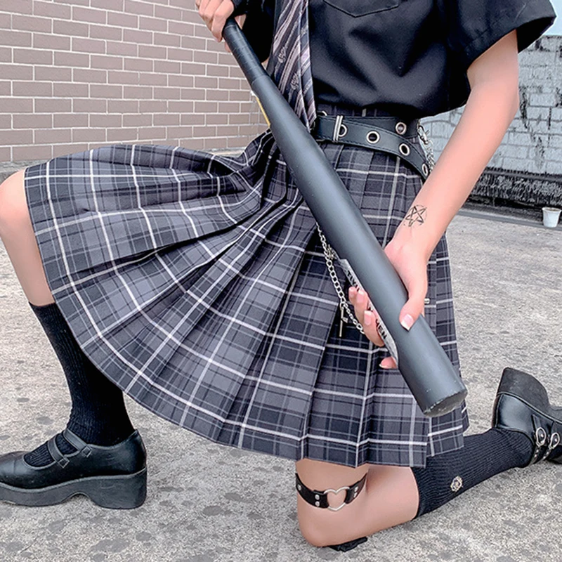 Women Pleated Plaid Skirt Pop Summer Korean High Waist Mini Sexy Skirts Lady Japanese School Harajuku Cosplay Anime Sailor Suit
Women Pleated Plaid Skirt Pop Summer Korean High Waist Mini Sexy Skirts Lady Japanese School Harajuku Cosplay Anime Sailor Suit