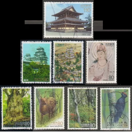 8 шт./компл. японские почтовые марки The First World Heritage, использованные почтовые марки для сбора C1503-1509
8 шт./компл. японские почтовые марки The First World Heritage, использованные почтовые марки для сбора C1503-1509