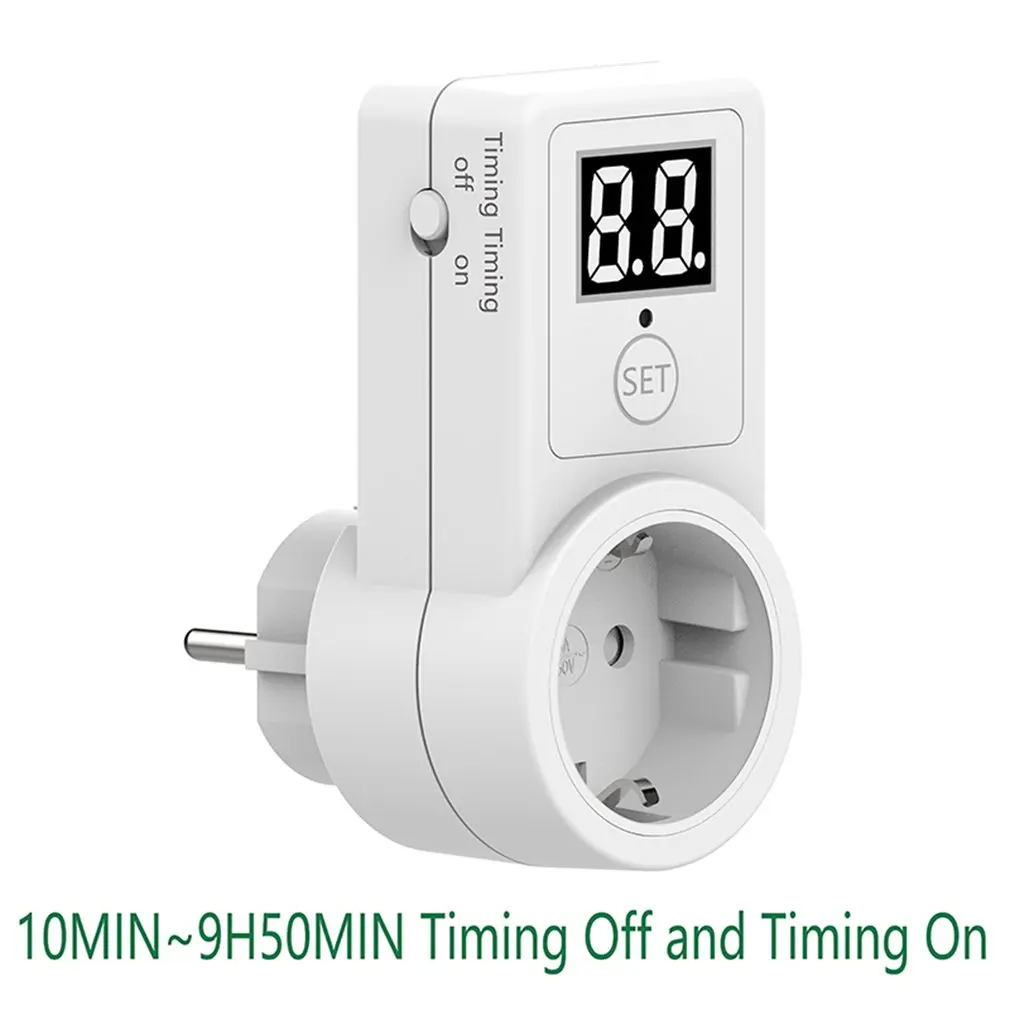 EU Plug Countdown Socket 230V /50Hz Timer Switch Energy Saving Time Digit Display Socket Charging Phone Computer Timing Socket
EU Plug Countdown Socket 230V /50Hz Timer Switch Energy Saving Time Digit Display Socket Charging Phone Computer Timing Socket