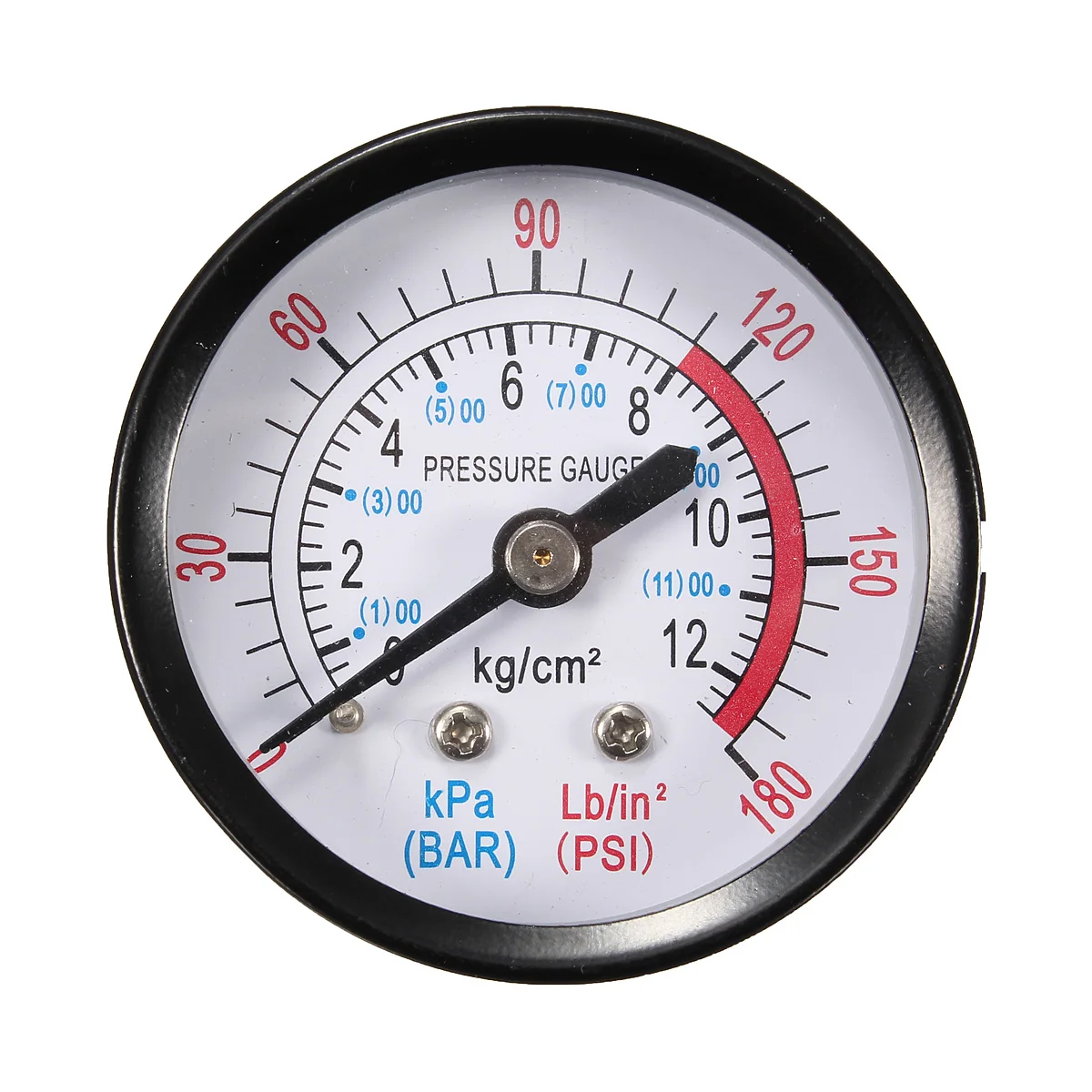 Манометр бар для воздушного компрессора 13 мм резьба 1/4 BSP 0-180 PSI 0-12 | Инструменты