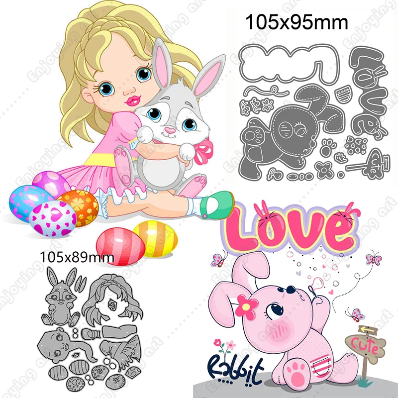 Stamps and Dies New Metal Cutting Dies Easter Bunny Rabbits and Cute Girl Stencils for Scrapbooking Christmas Card Birthday Card
Stamps and Dies New Metal Cutting Dies Easter Bunny Rabbits and Cute Girl Stencils for Scrapbooking Christmas Card Birthday Card
